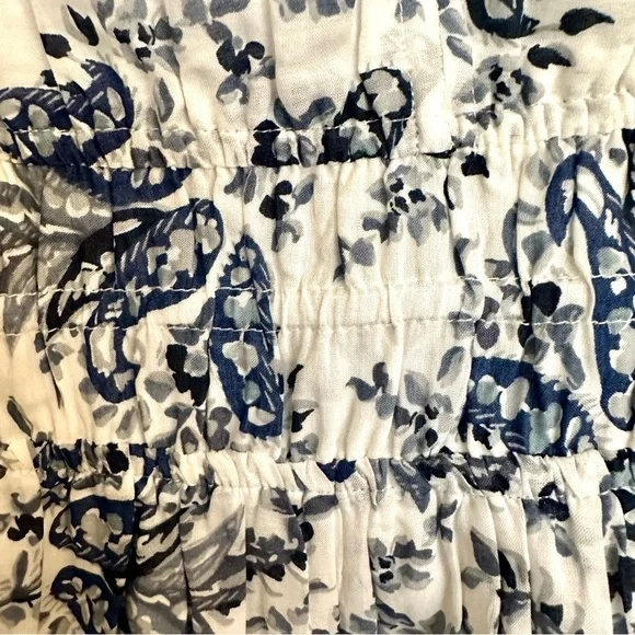 Lucky Brand Blue and White Floral Dress Size XS - Picture 6 of 16